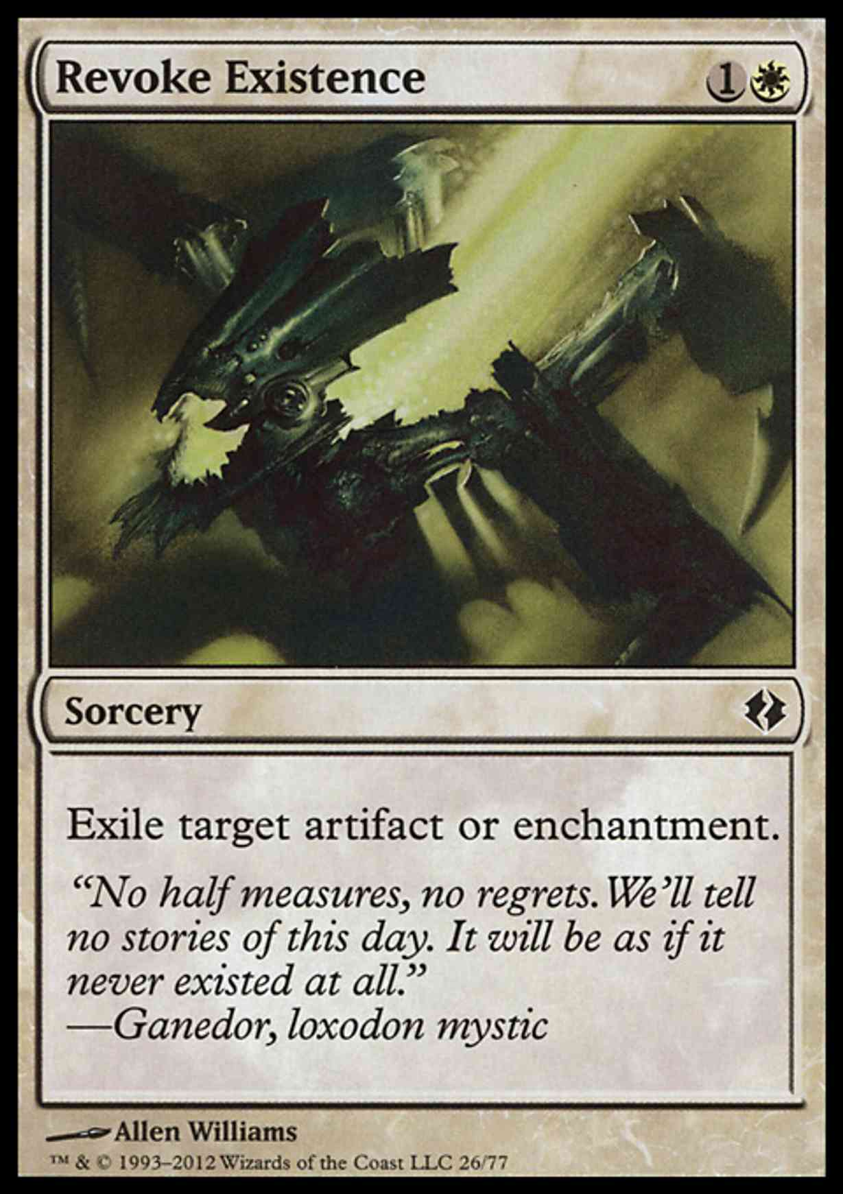 Revoke Existence magic card front