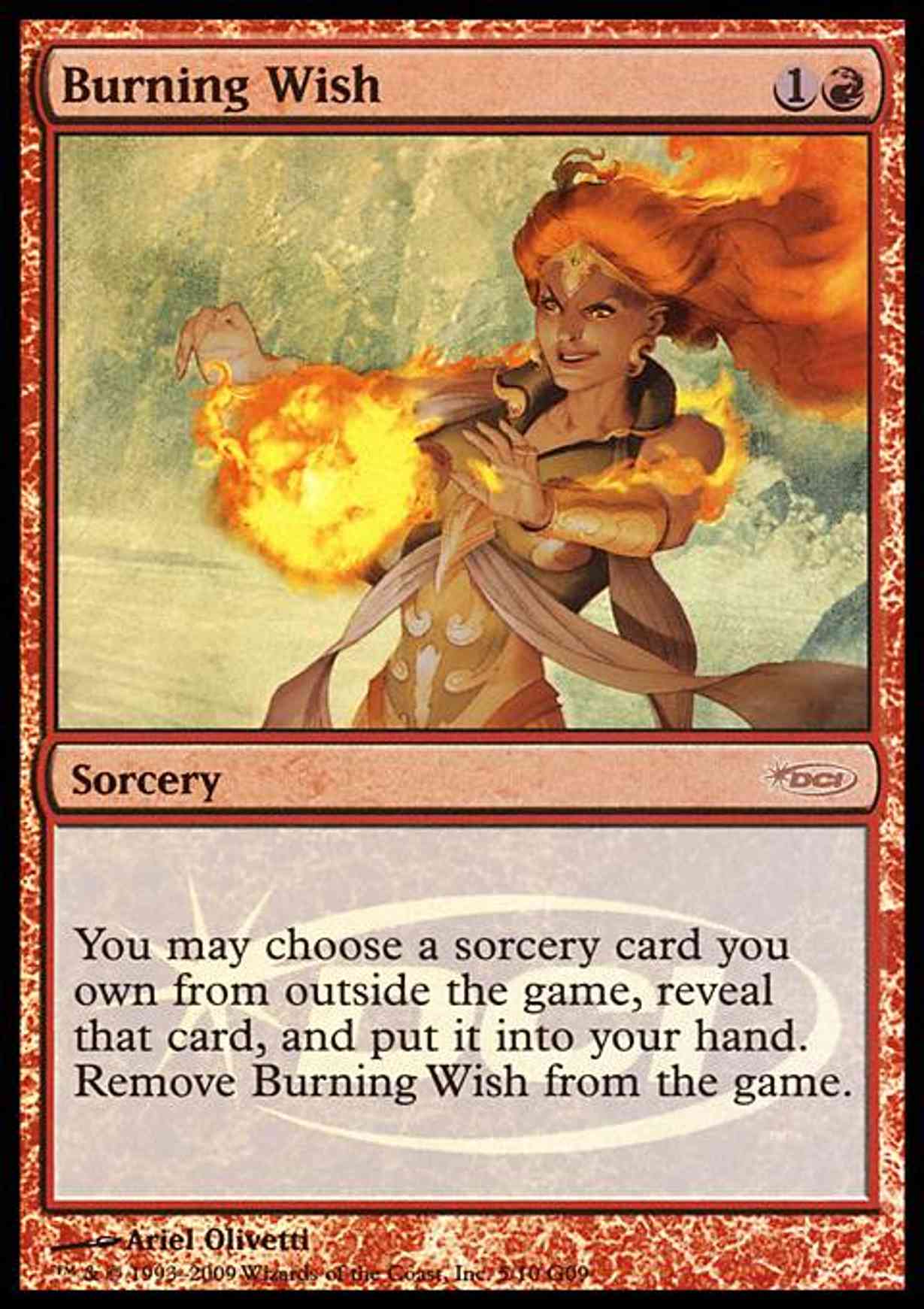Burning Wish Price from mtg Judge Promos