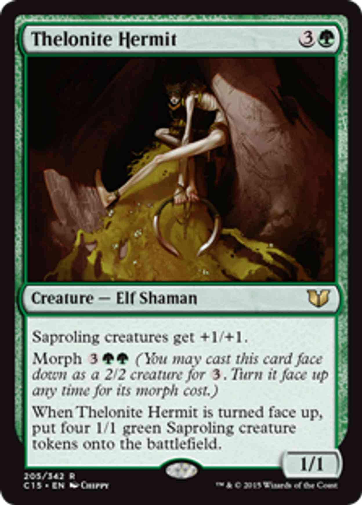 Thelonite Hermit magic card front