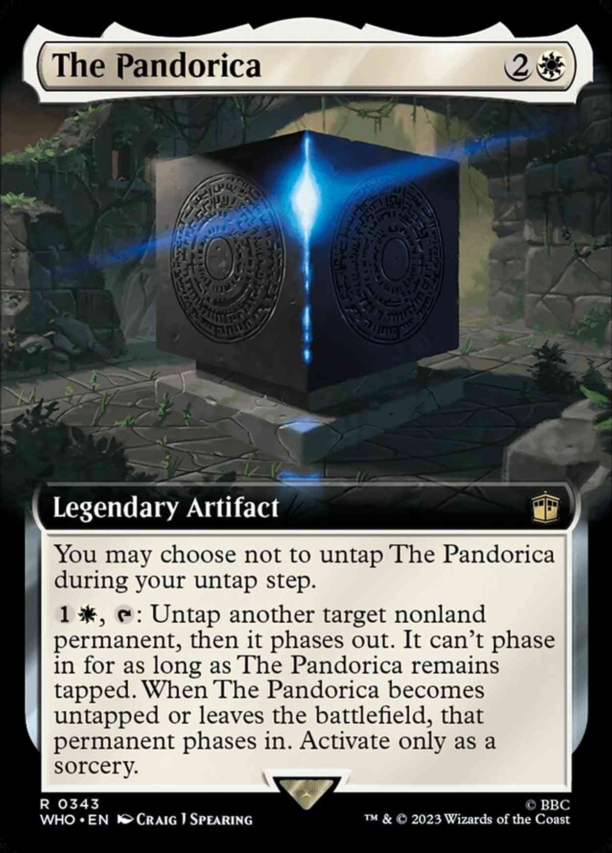 The Pandorica (Extended Art) magic card front