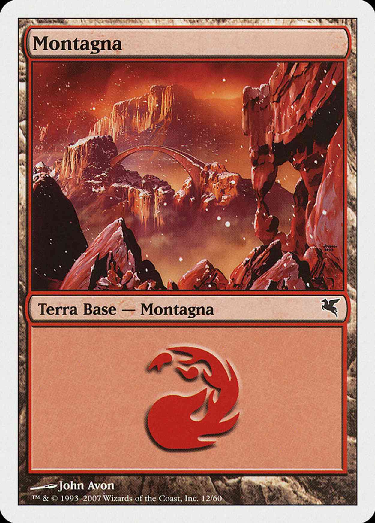 Mountain (Retro Frame) magic card front