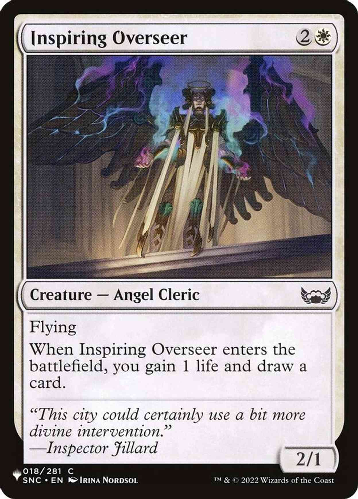 Inspiring Overseer magic card front