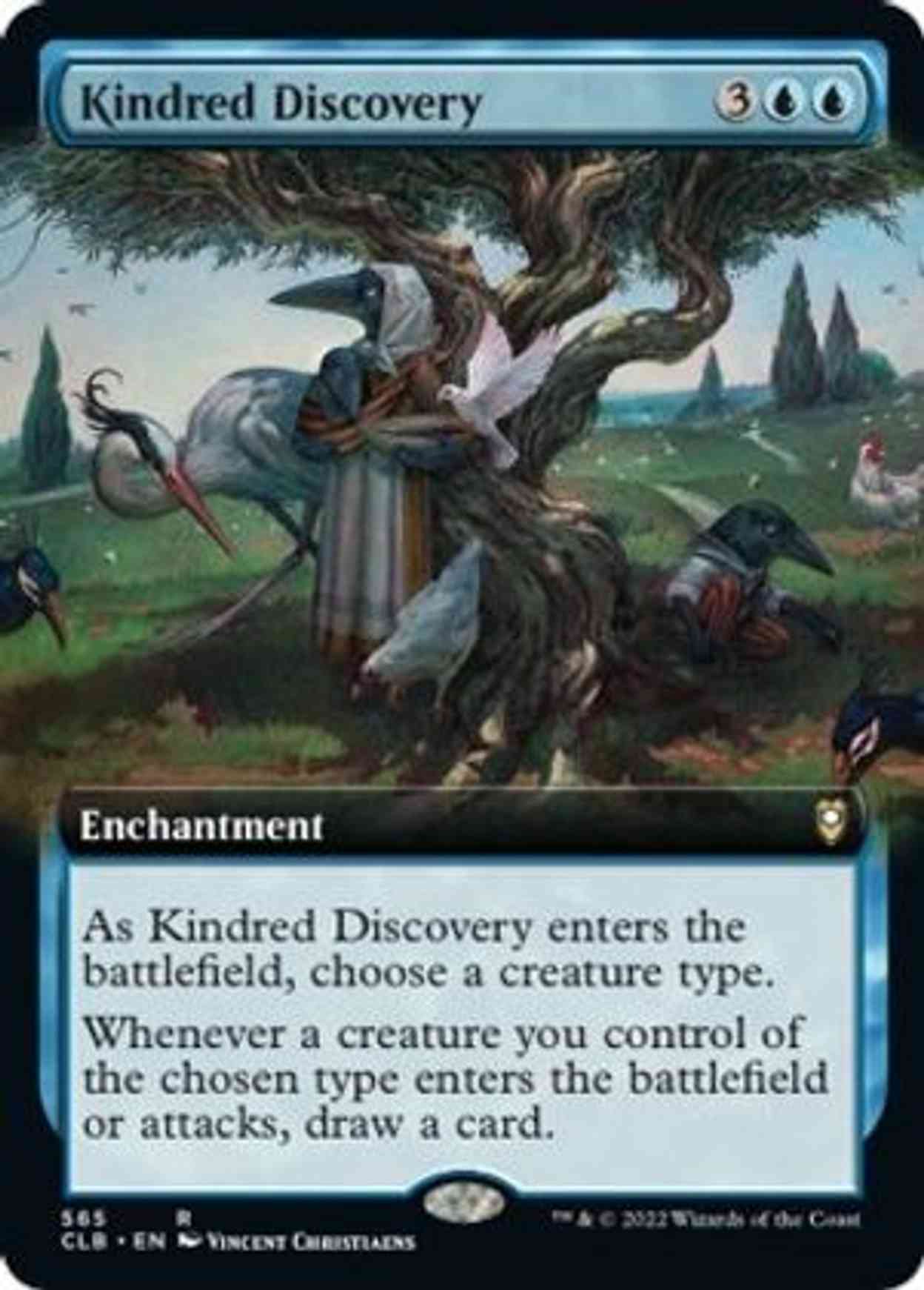 Kindred Discovery (Extended Art) magic card front
