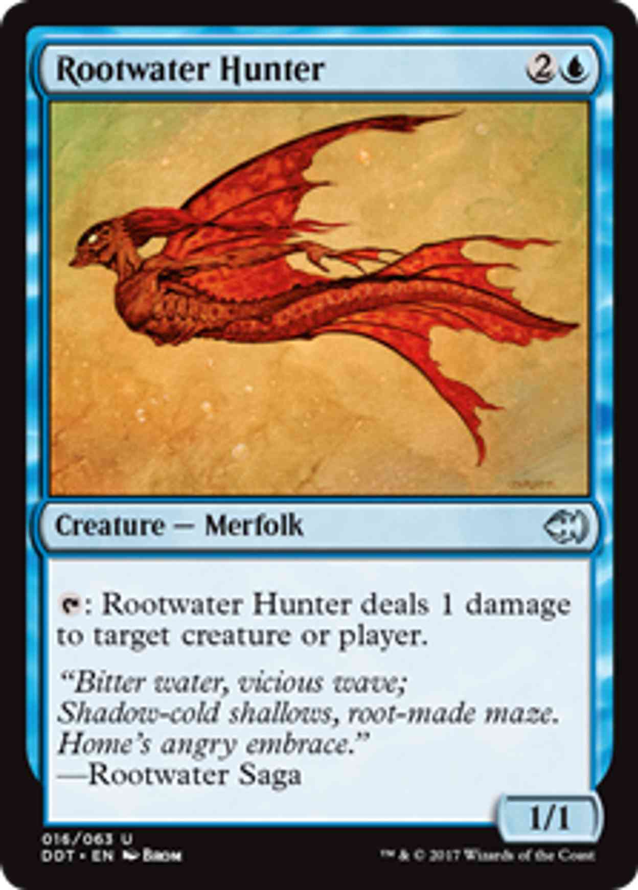 Rootwater Hunter magic card front