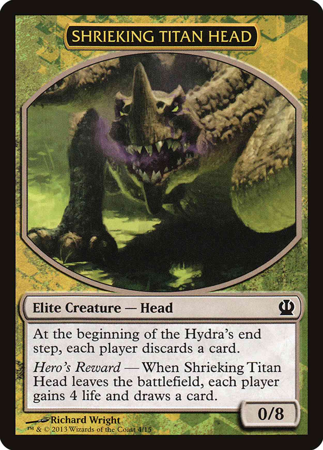 Shrieking Titan Head magic card front