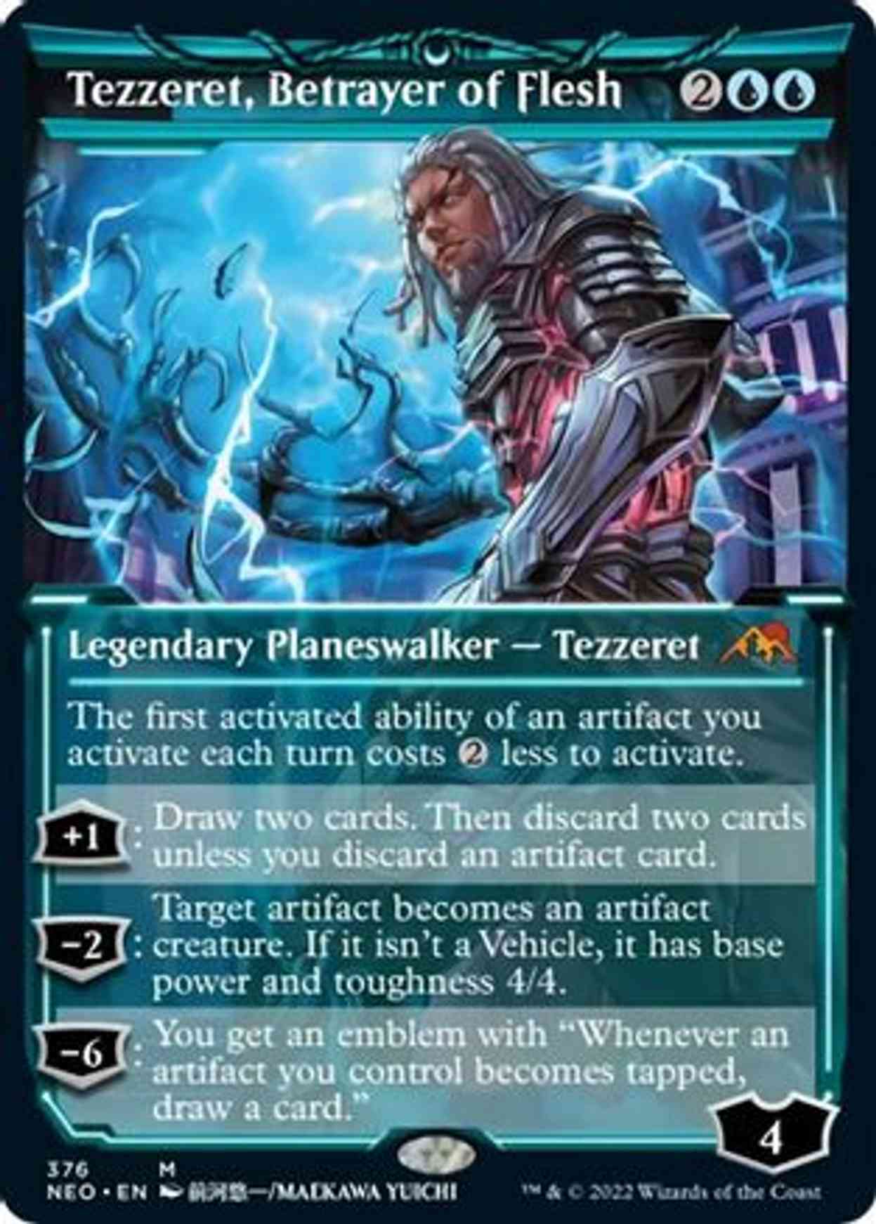 Tezzeret, Betrayer of Flesh (Showcase) magic card front
