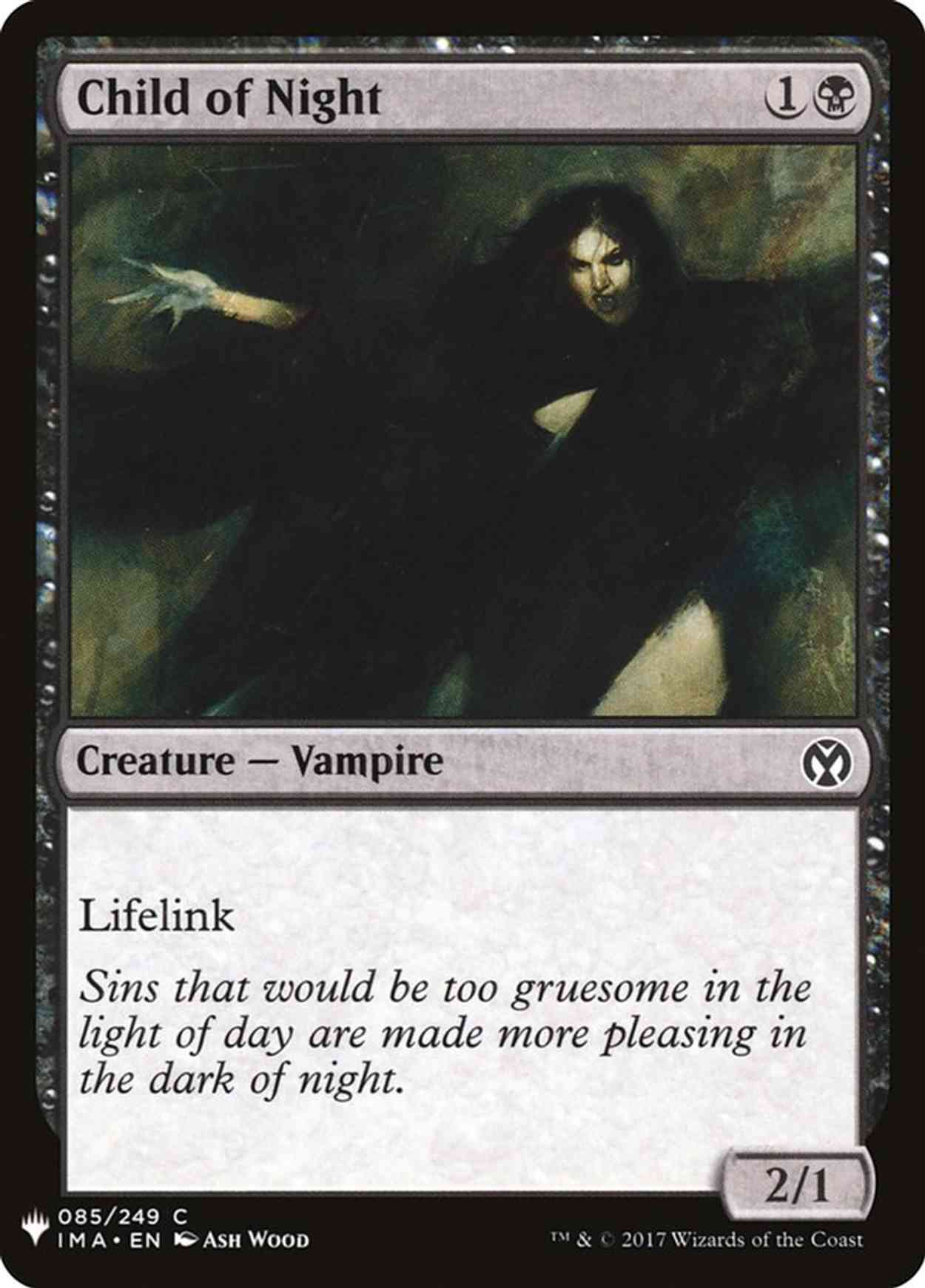 Child of Night magic card front