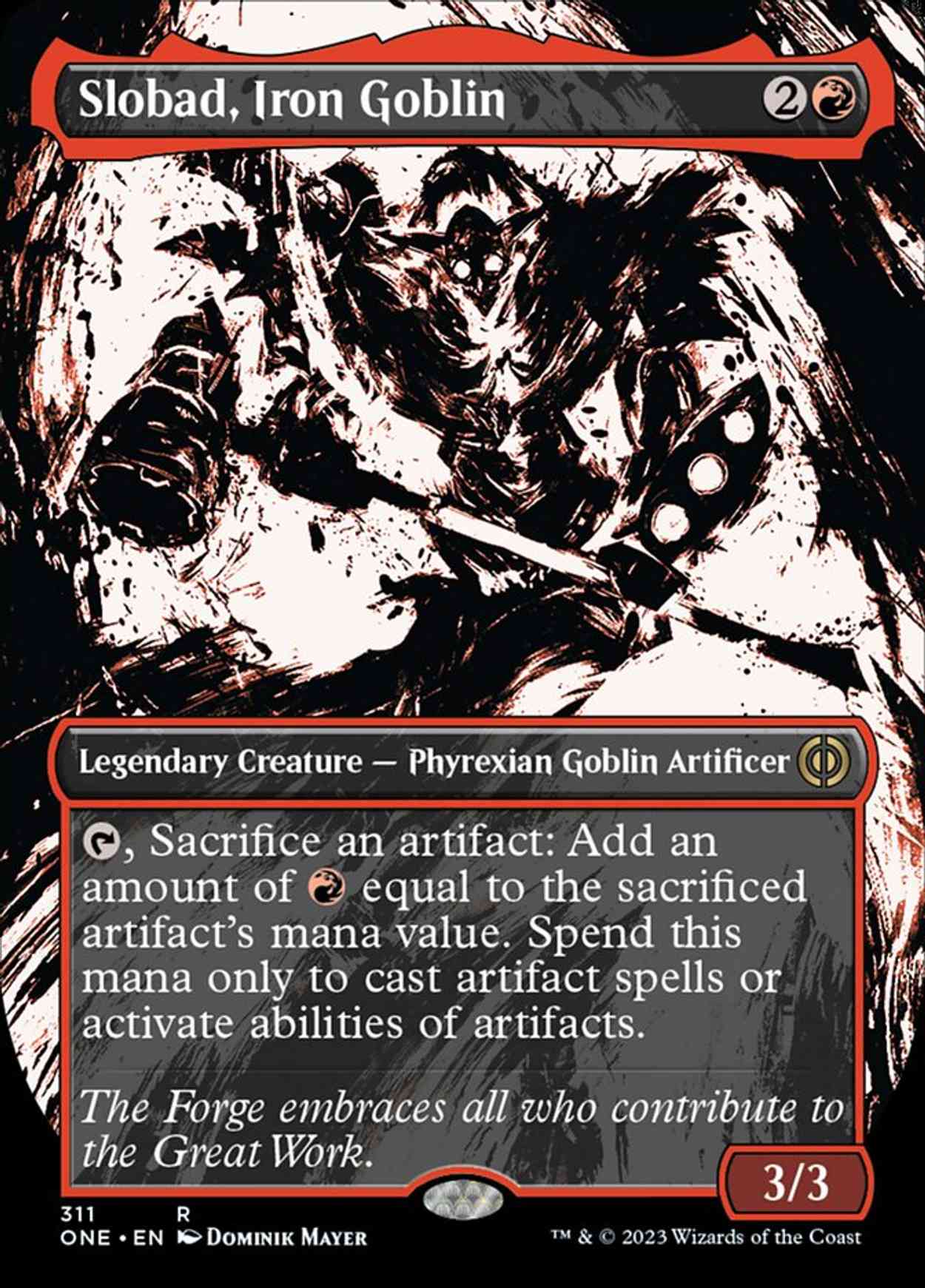 Slobad, Iron Goblin (Showcase) magic card front