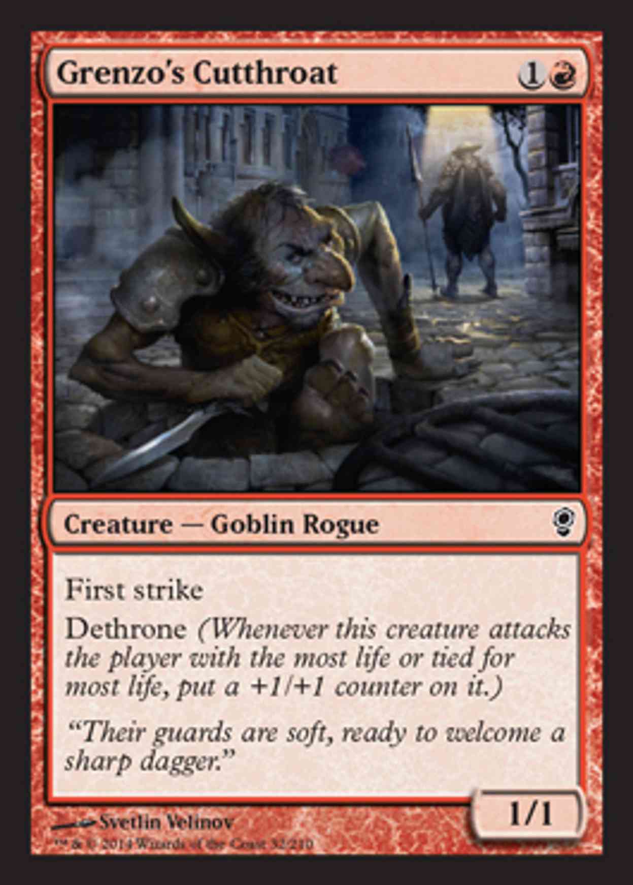 Grenzo's Cutthroat magic card front