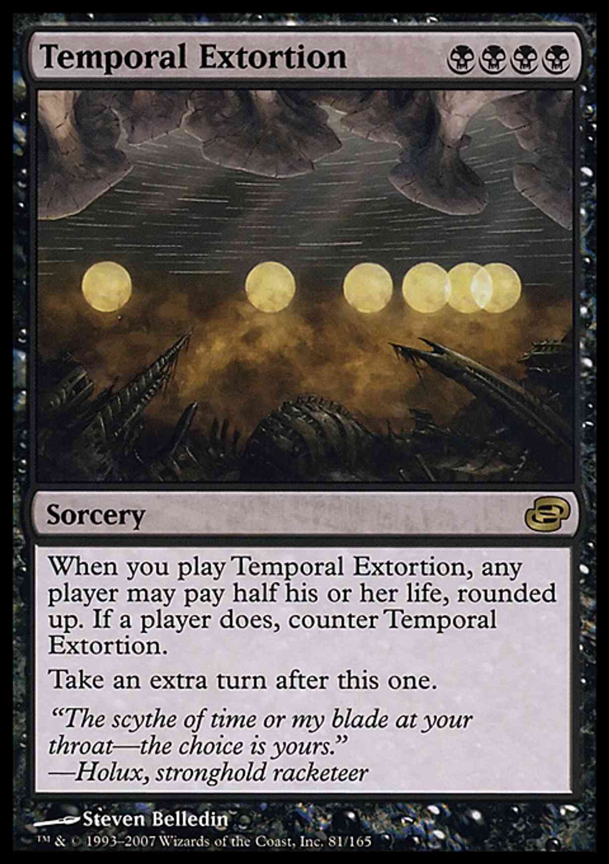 Temporal Extortion magic card front