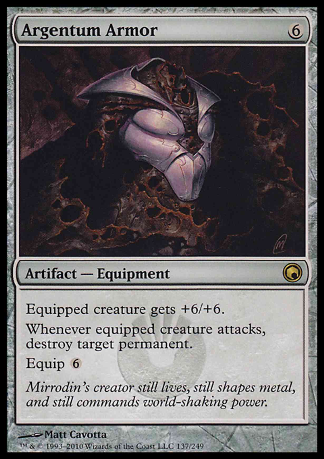 Argentum Armor magic card front