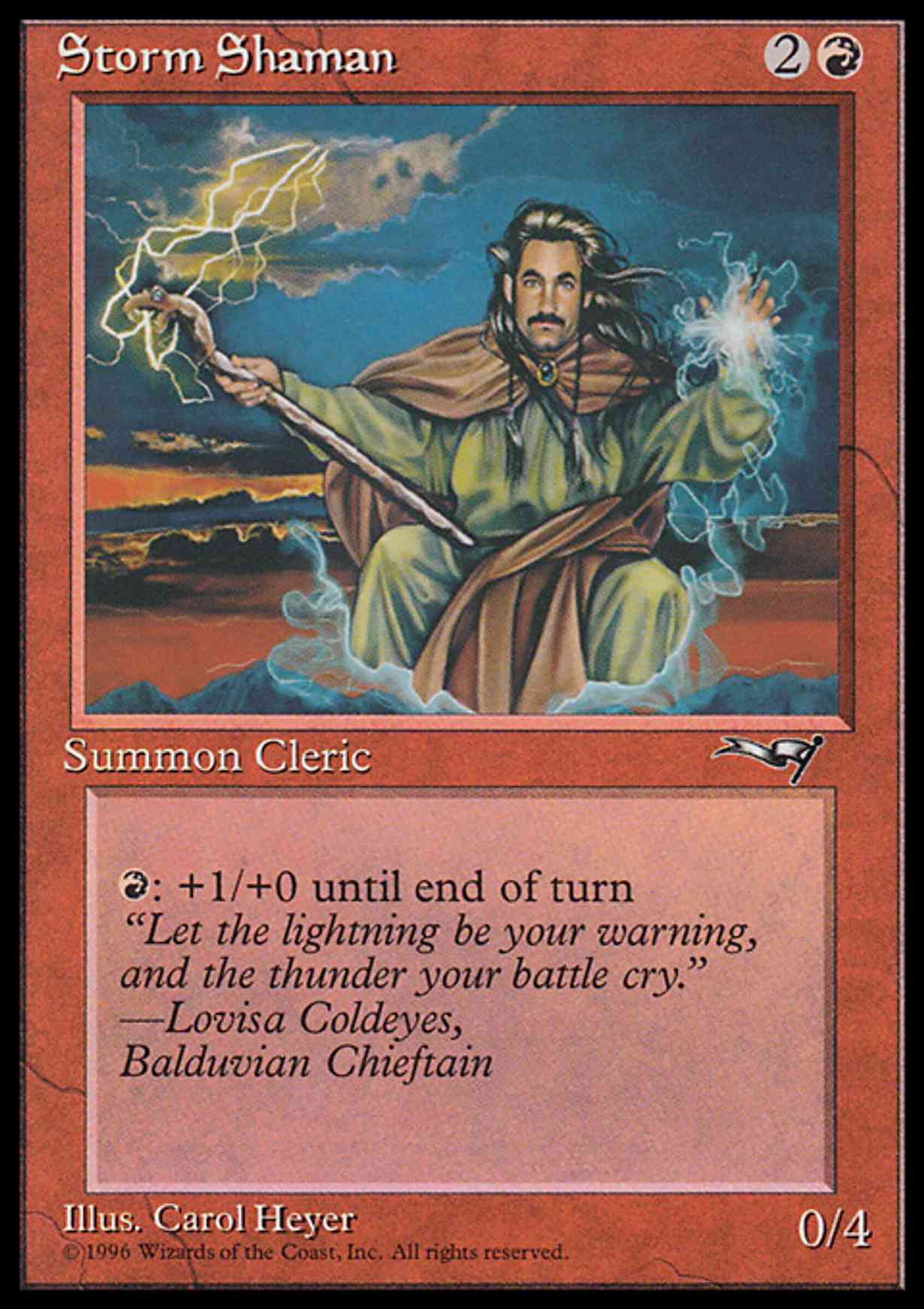 Storm Shaman (Male) magic card front