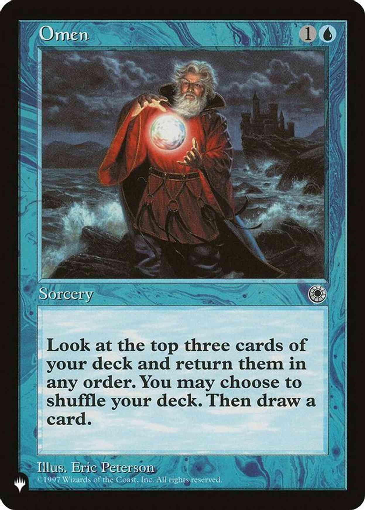 Omen magic card front