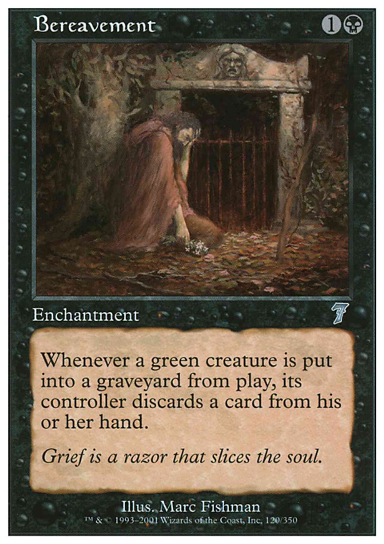 Bereavement magic card front