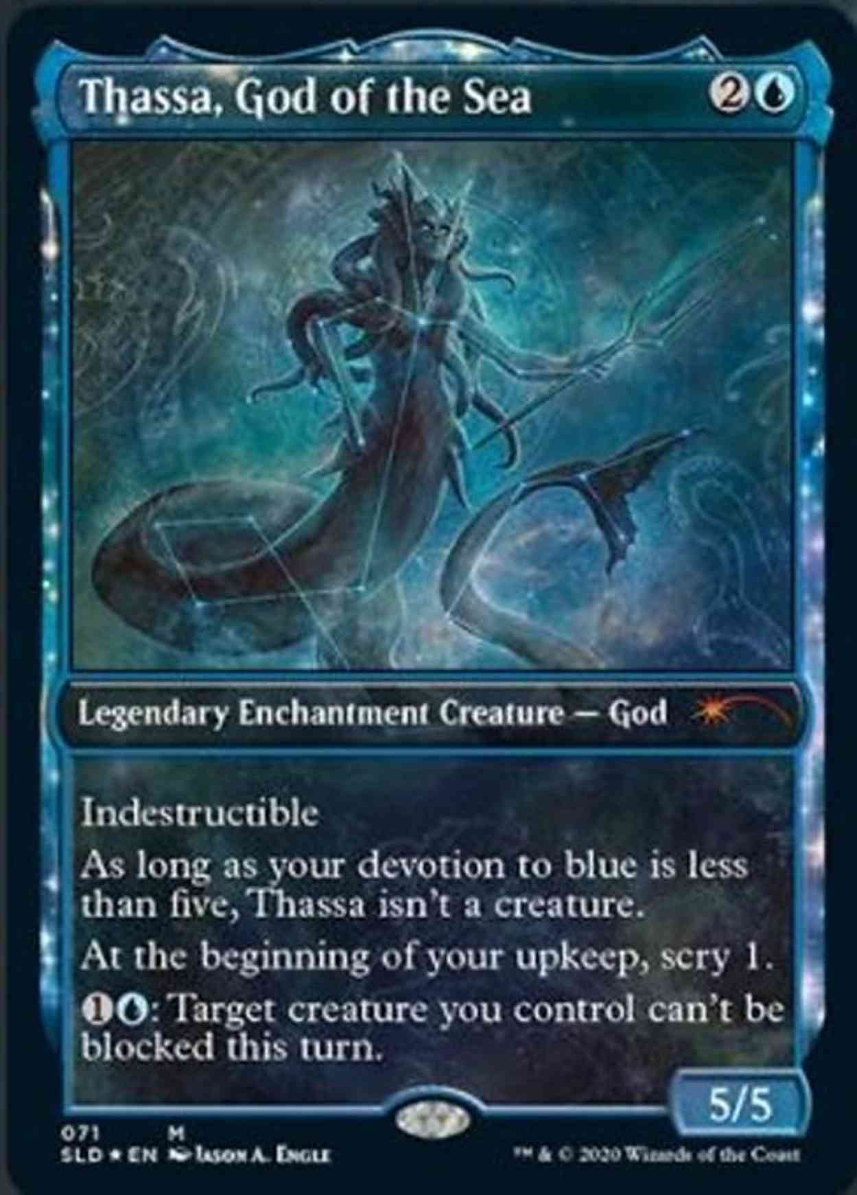 Thassa, God of the Sea (Showcase) magic card front