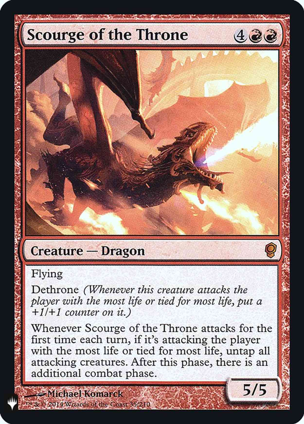 Scourge of the Throne magic card front