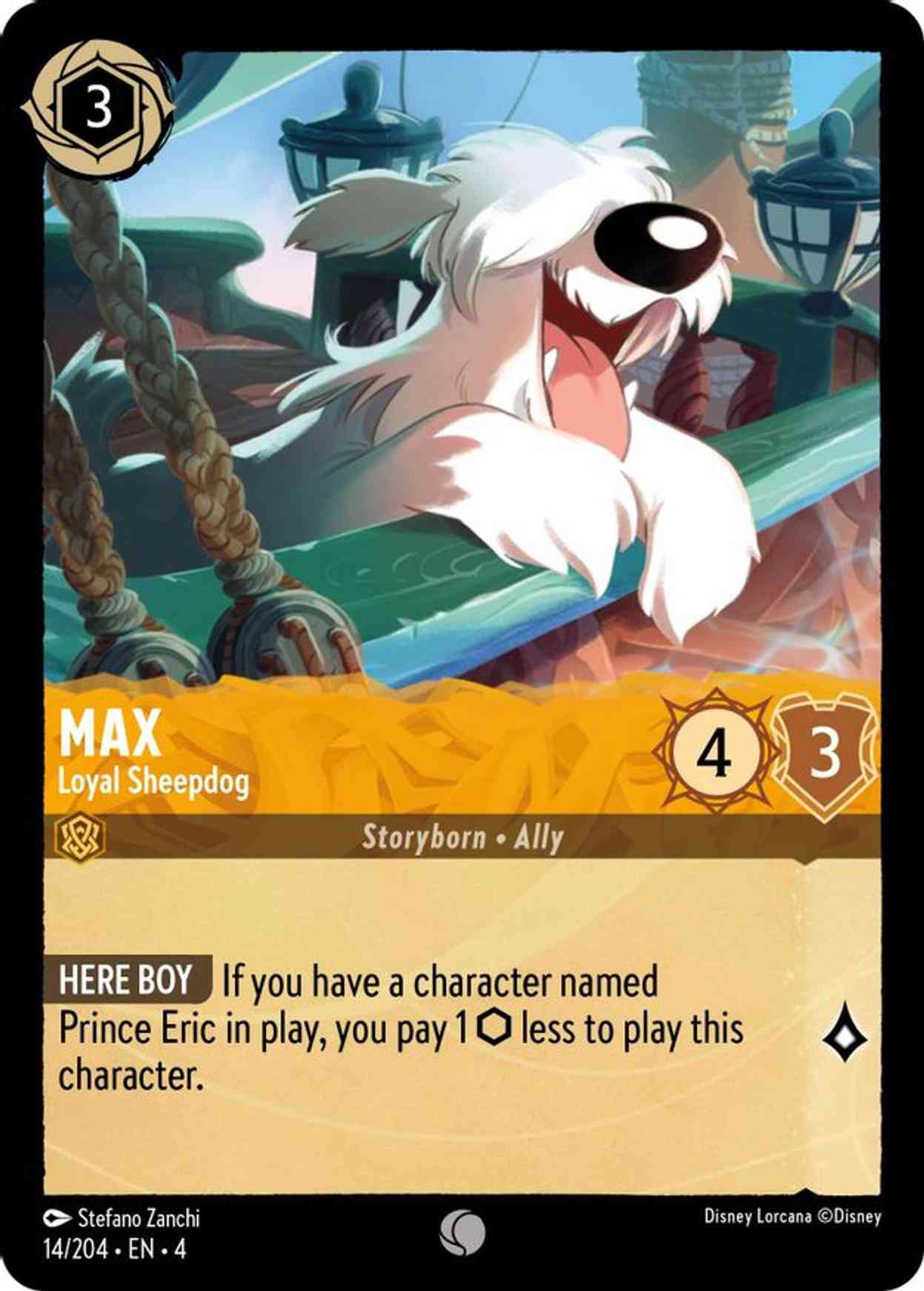 Max - Loyal Sheepdog magic card front