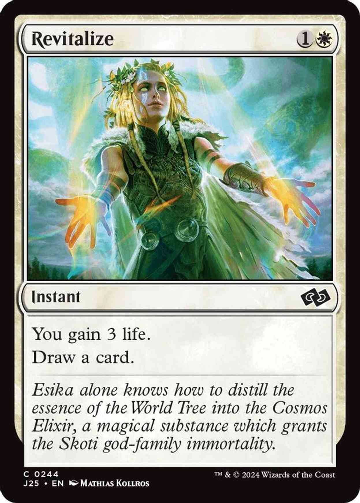 Revitalize magic card front