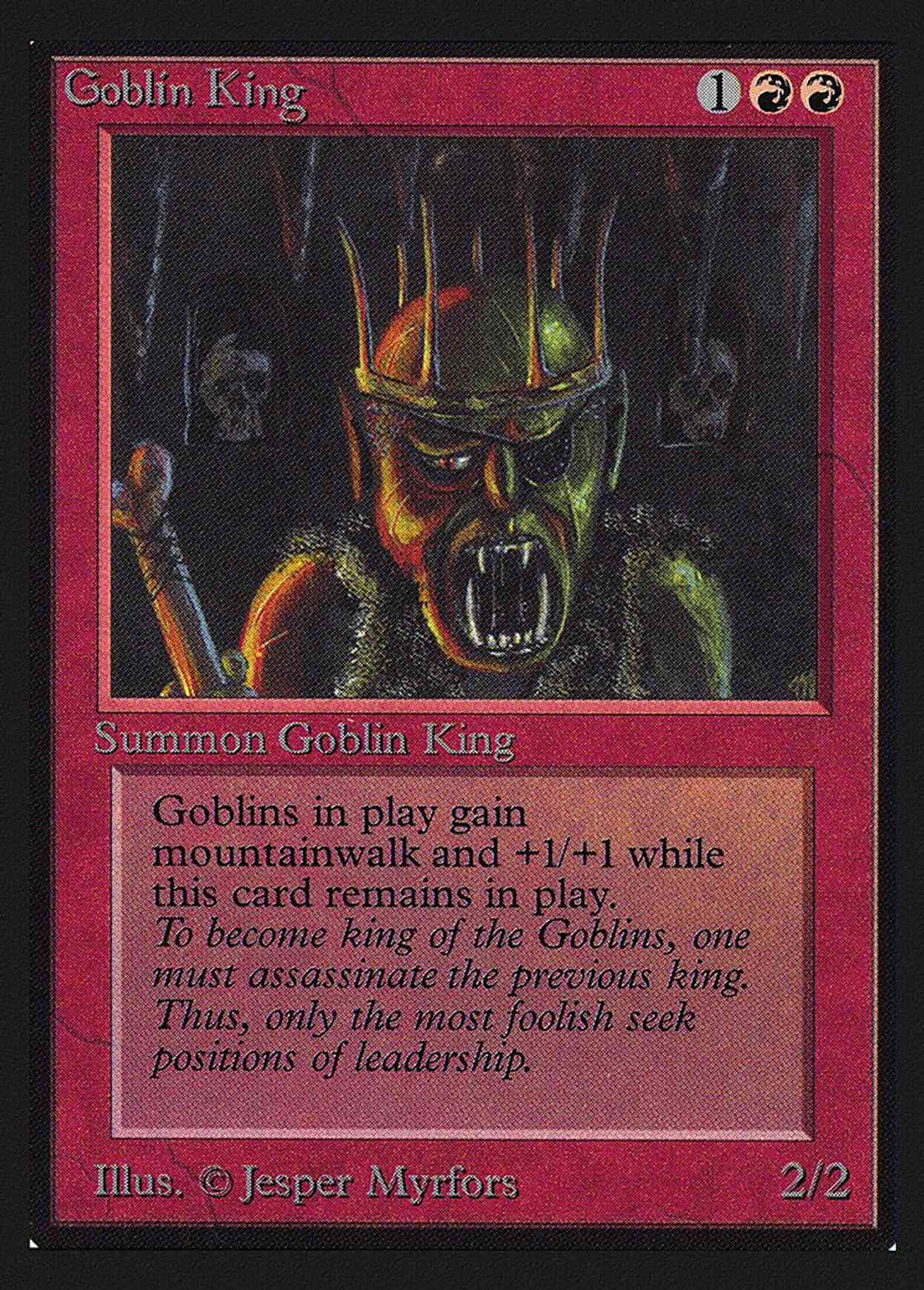 Goblin King (CE) magic card front