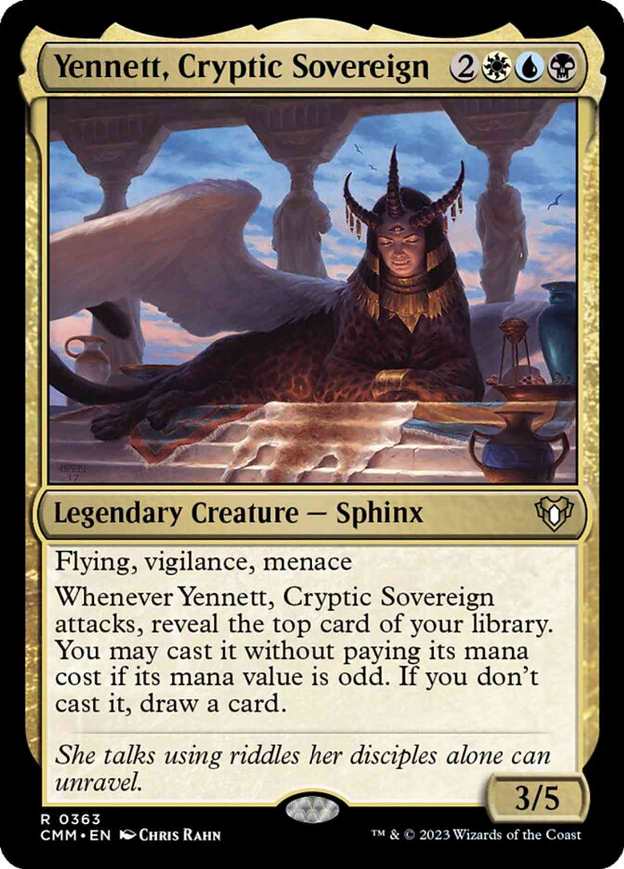 Yennett, Cryptic Sovereign magic card front