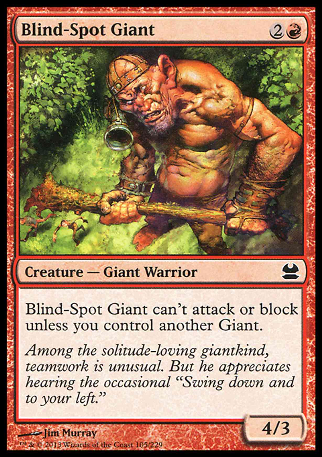 Blind-Spot Giant magic card front