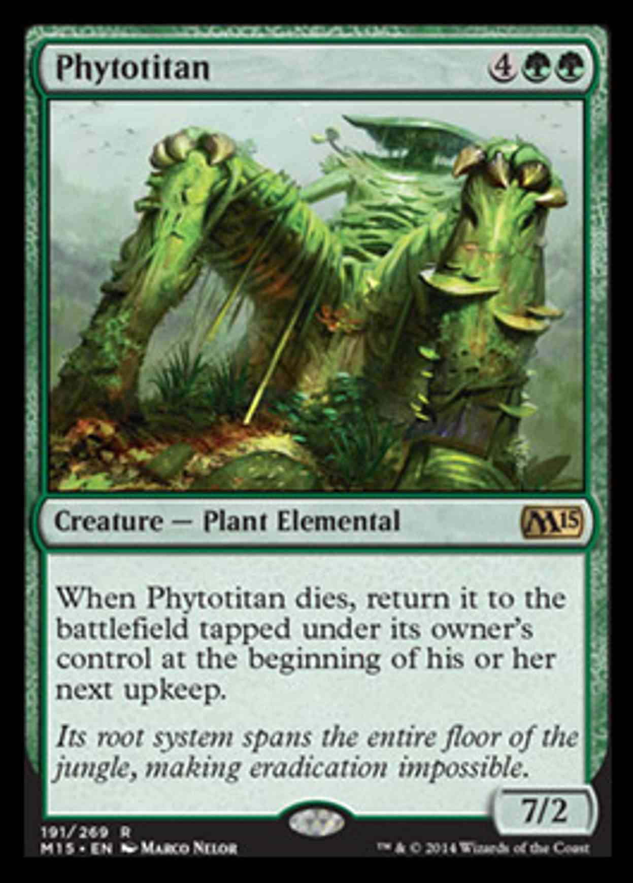 Phytotitan magic card front