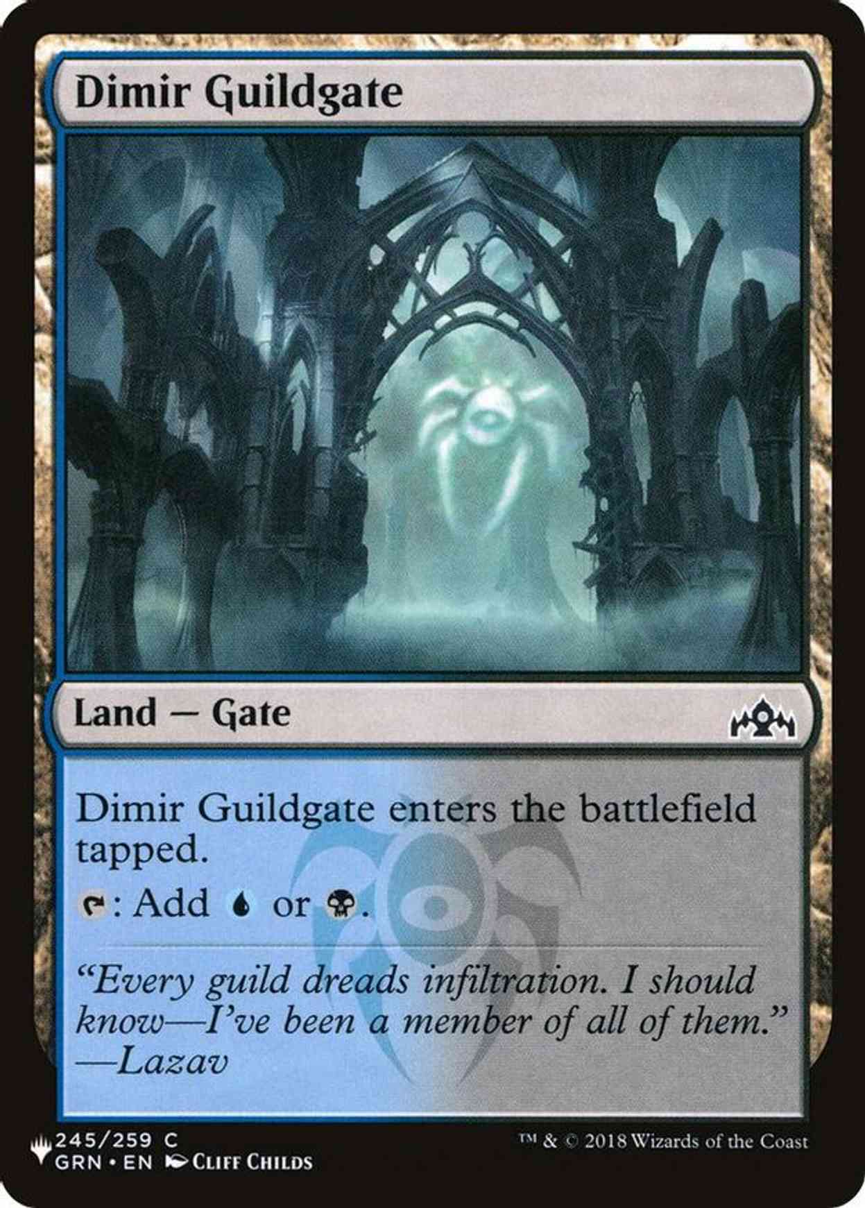 Dimir Guildgate magic card front