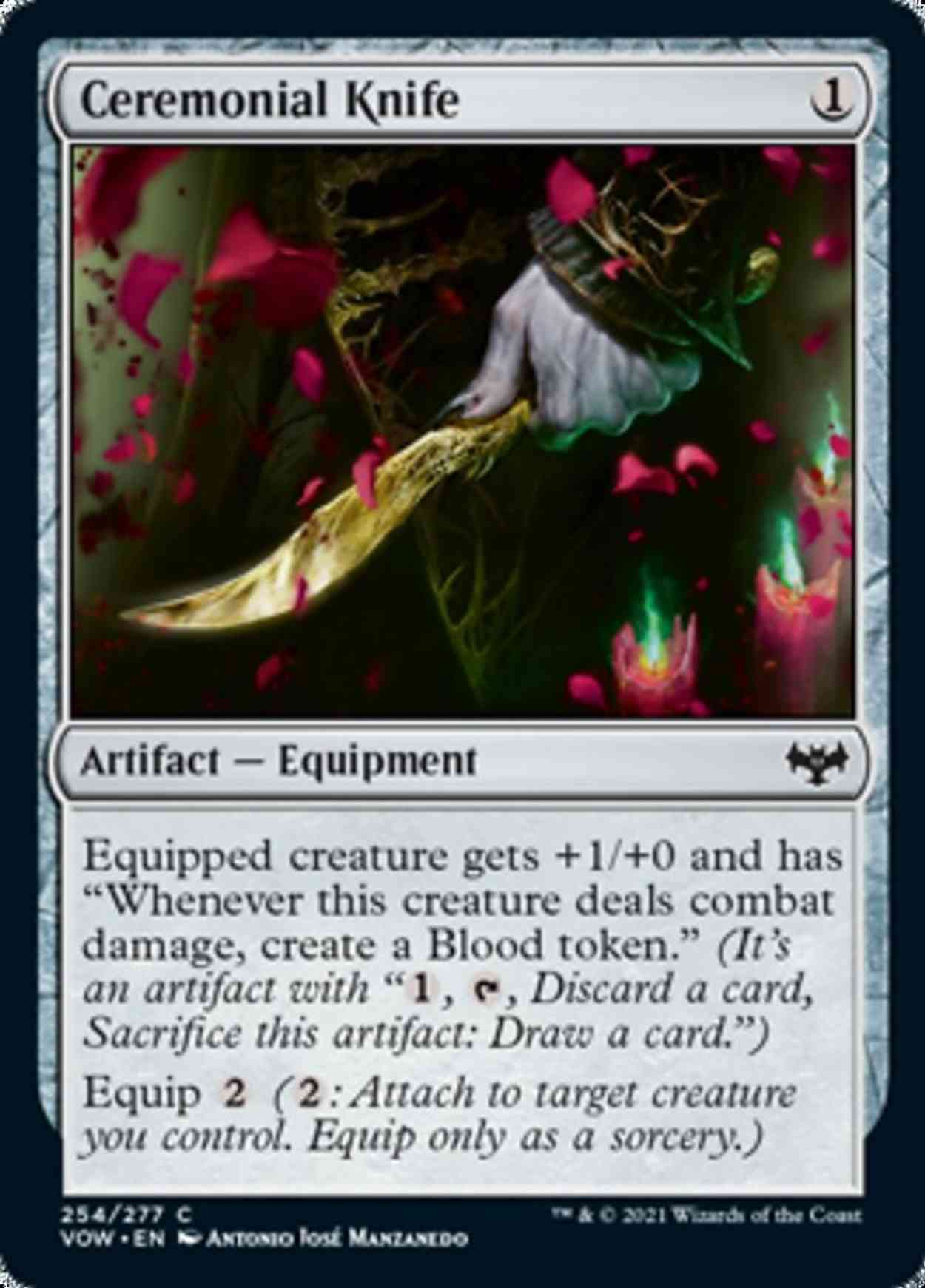 Ceremonial Knife magic card front
