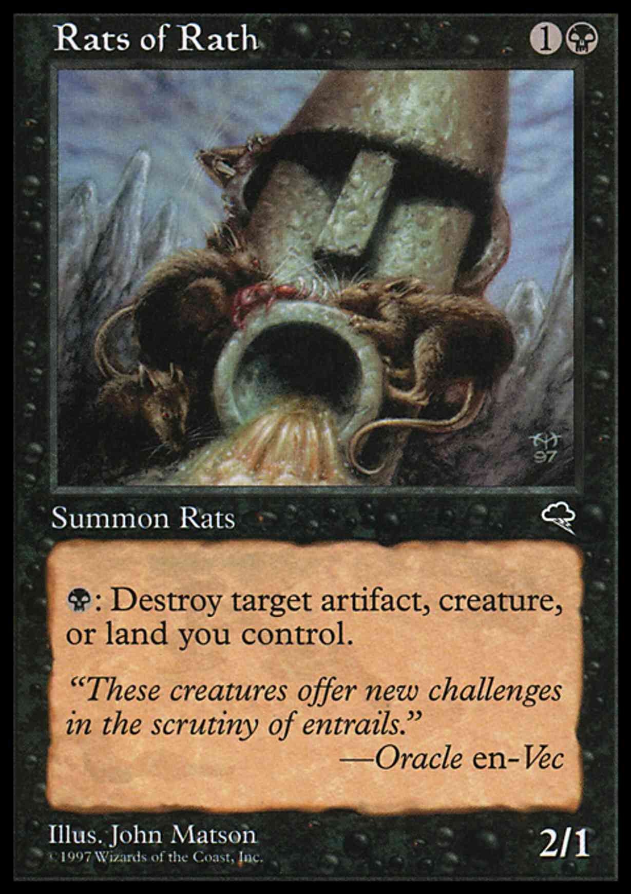 Rats of Rath magic card front