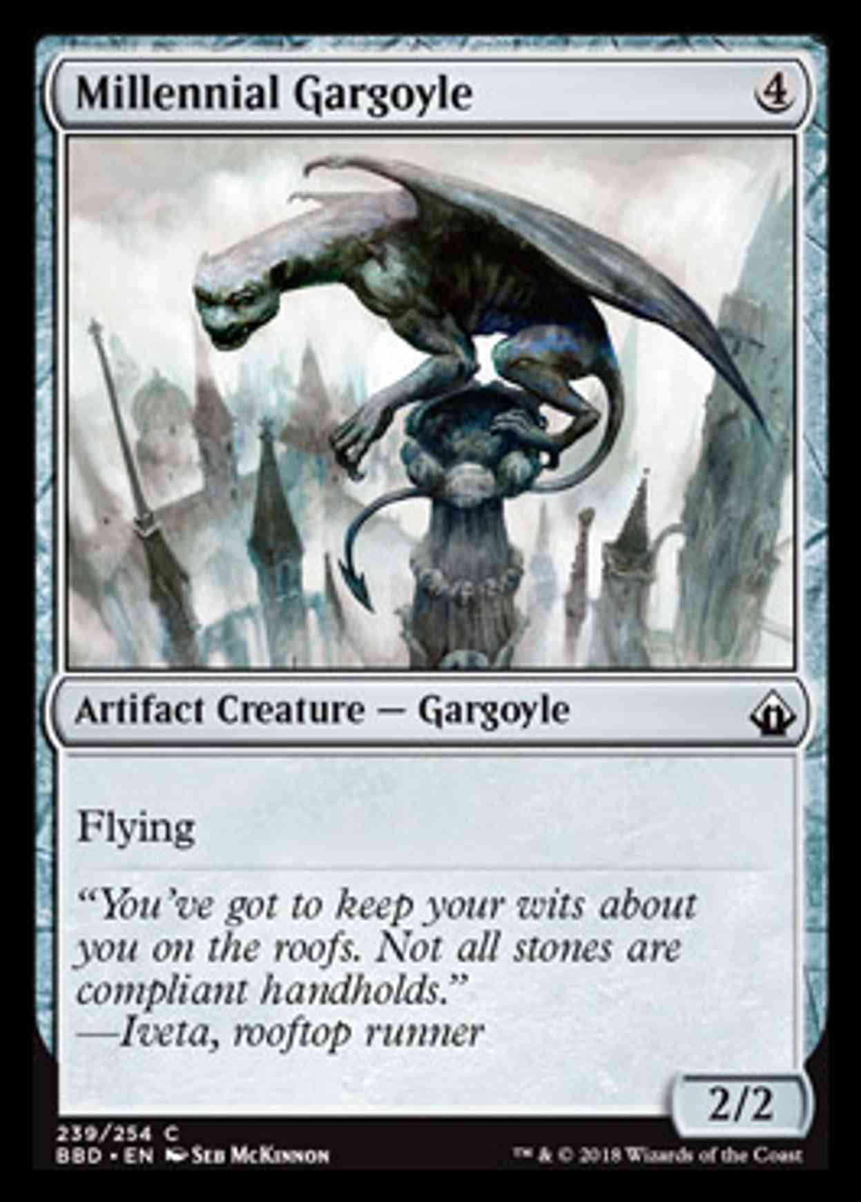 Millennial Gargoyle magic card front