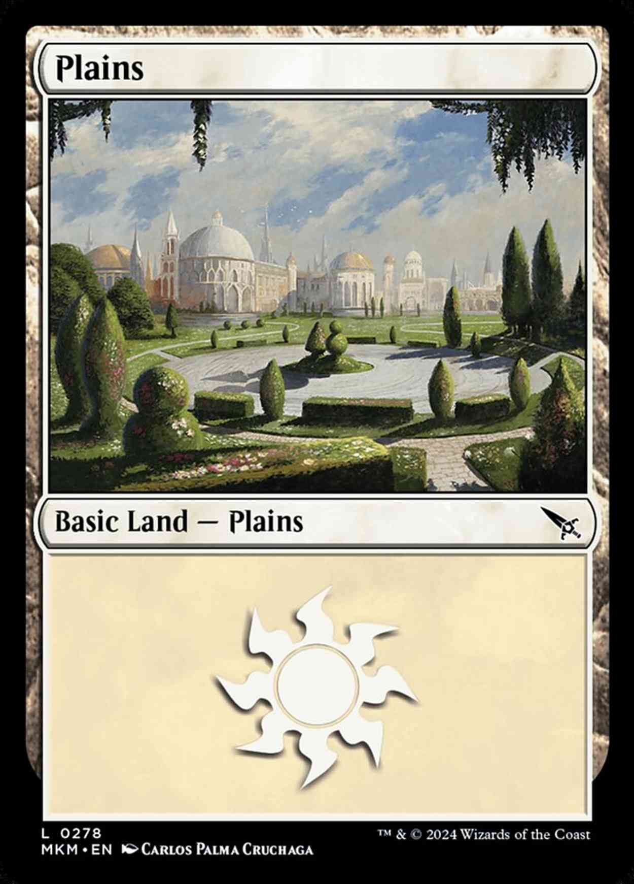 Plains (0278) magic card front