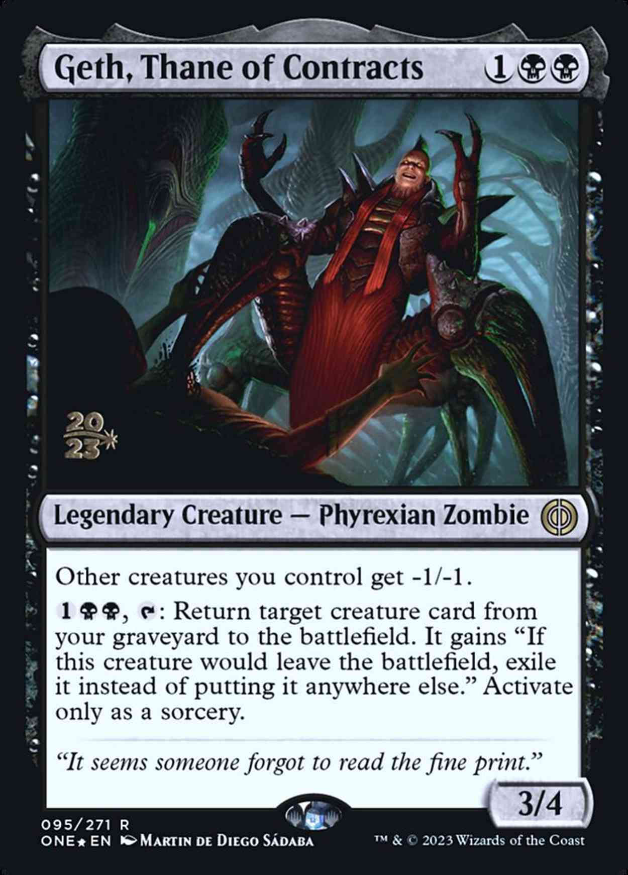 Geth, Thane of Contracts magic card front