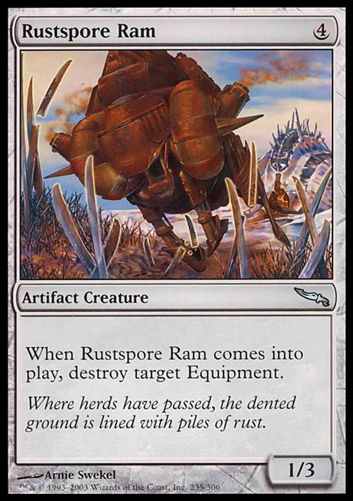 Rustspore Ram magic card front