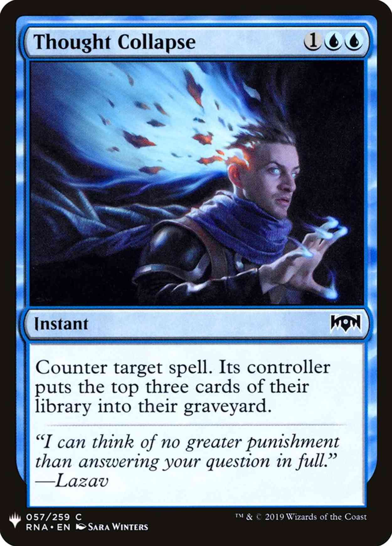 Thought Collapse magic card front