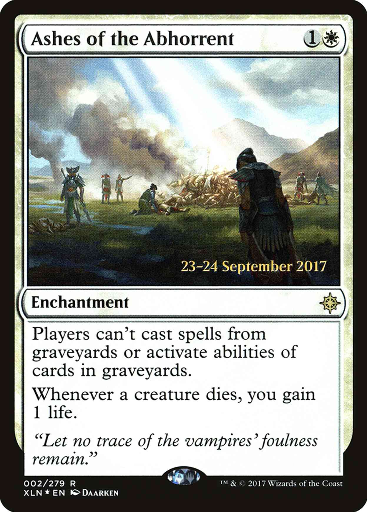 Ashes of the Abhorrent magic card front