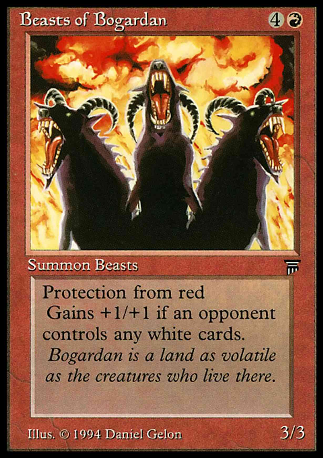 Beasts of Bogardan magic card front