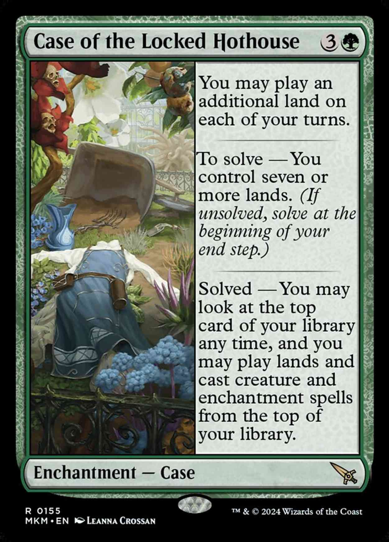 Case of the Locked Hothouse magic card front