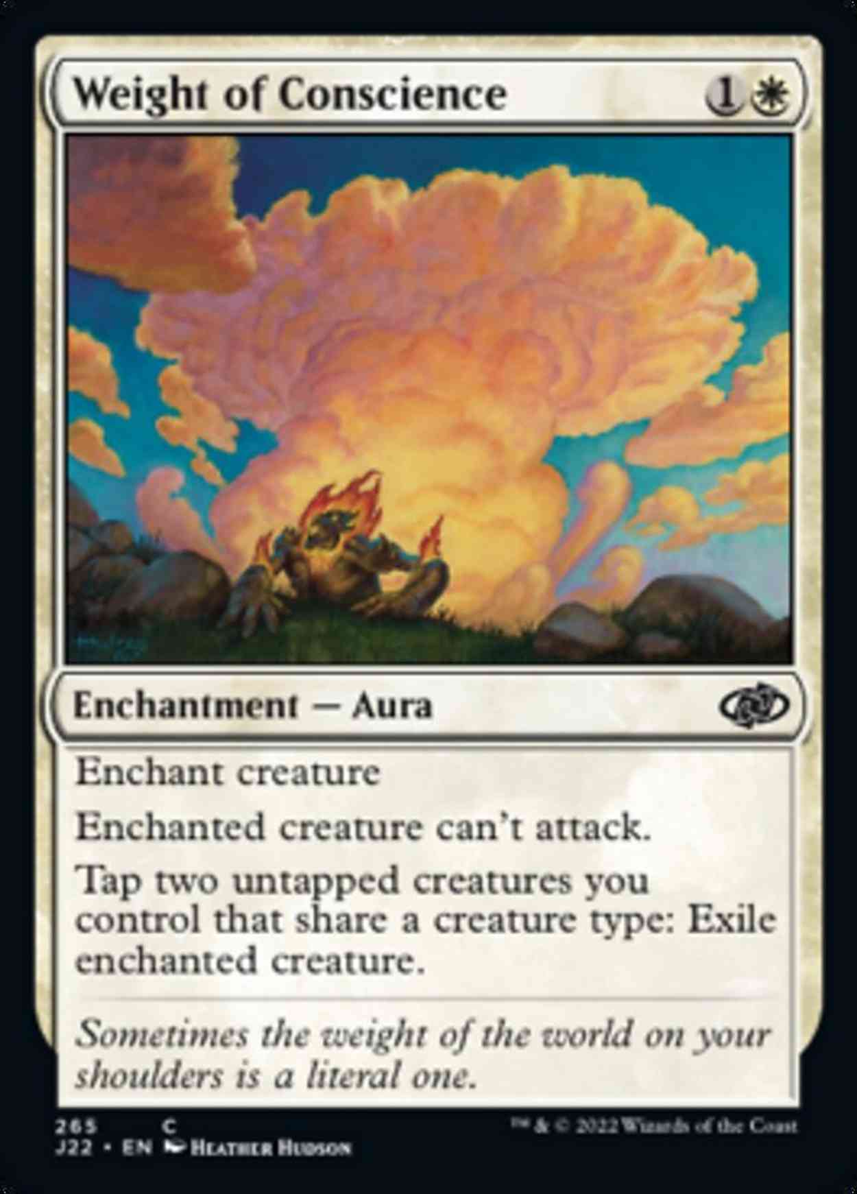 Weight of Conscience magic card front