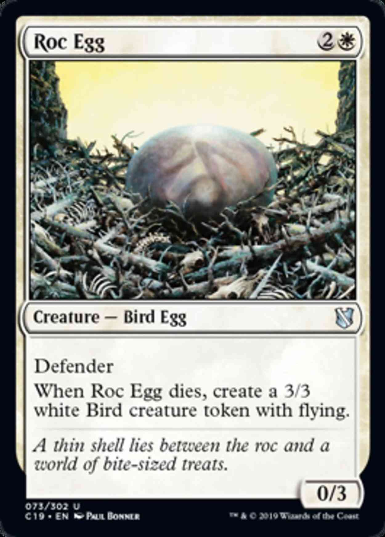 Roc Egg magic card front