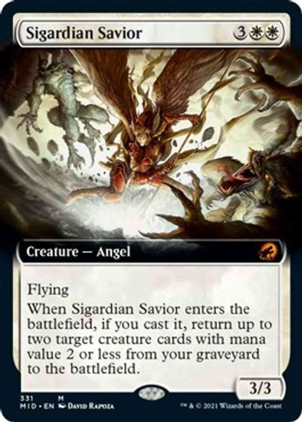 Sigardian Savior (Extended Art) magic card front