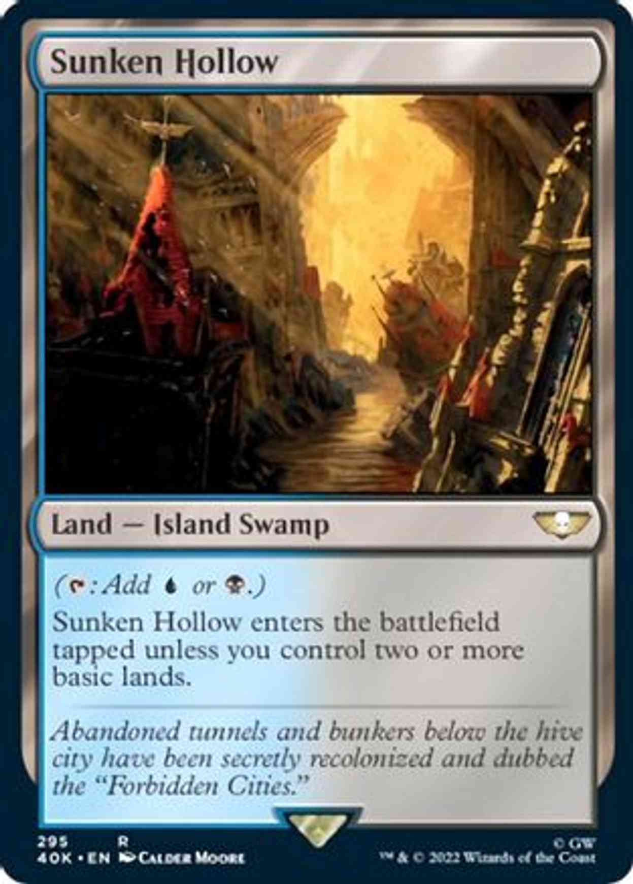 Sunken Hollow (Surge Foil) magic card front