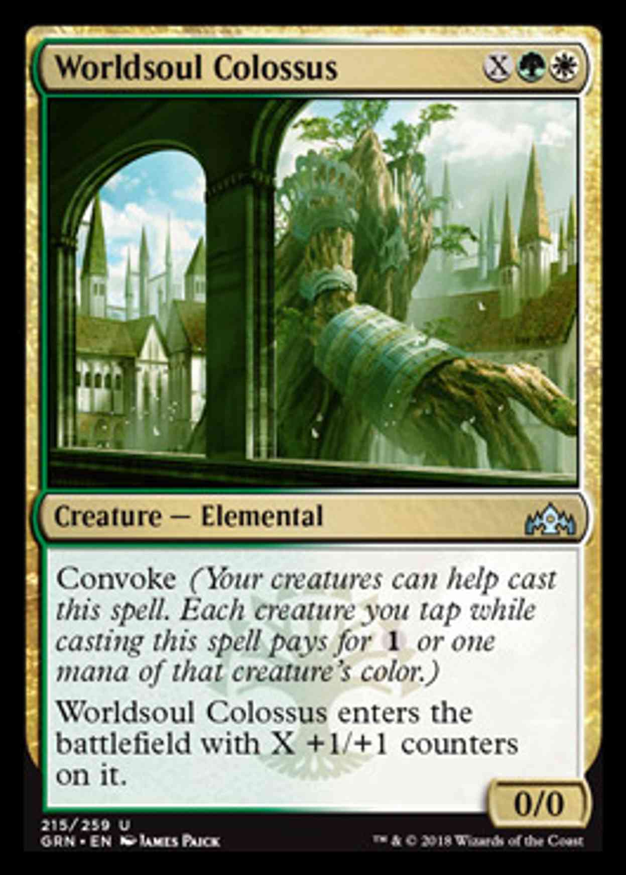 Worldsoul Colossus magic card front