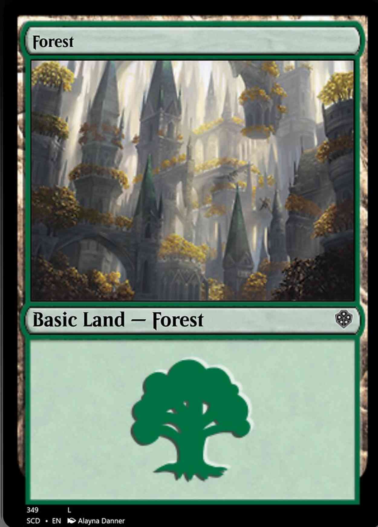Forest (349) magic card front