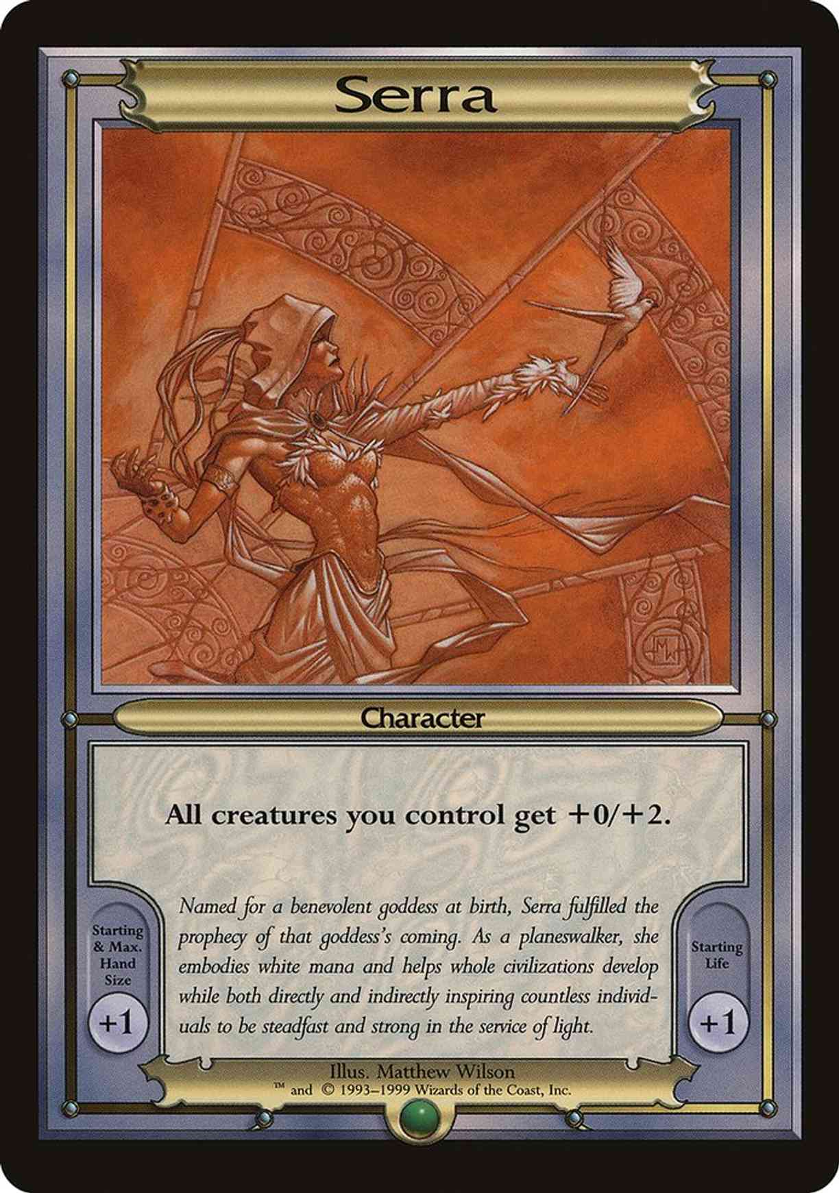 Serra (Oversize) magic card front