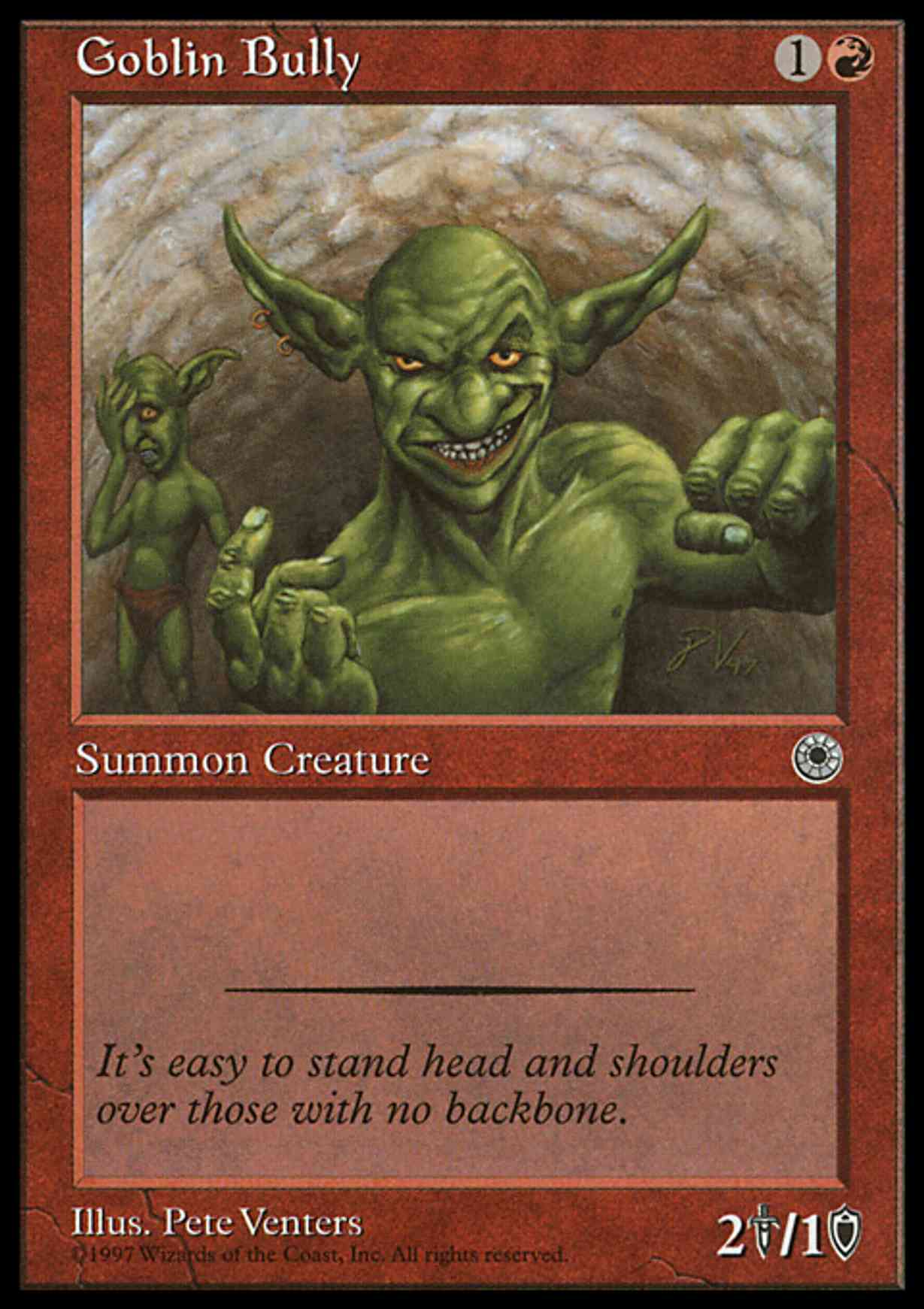 Goblin Bully magic card front