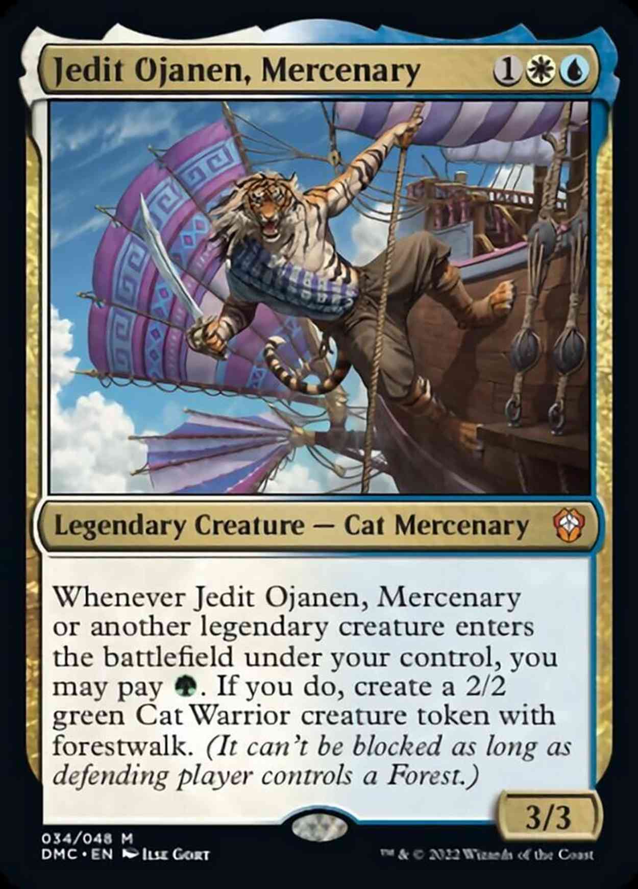 Jedit Ojanen, Mercenary magic card front