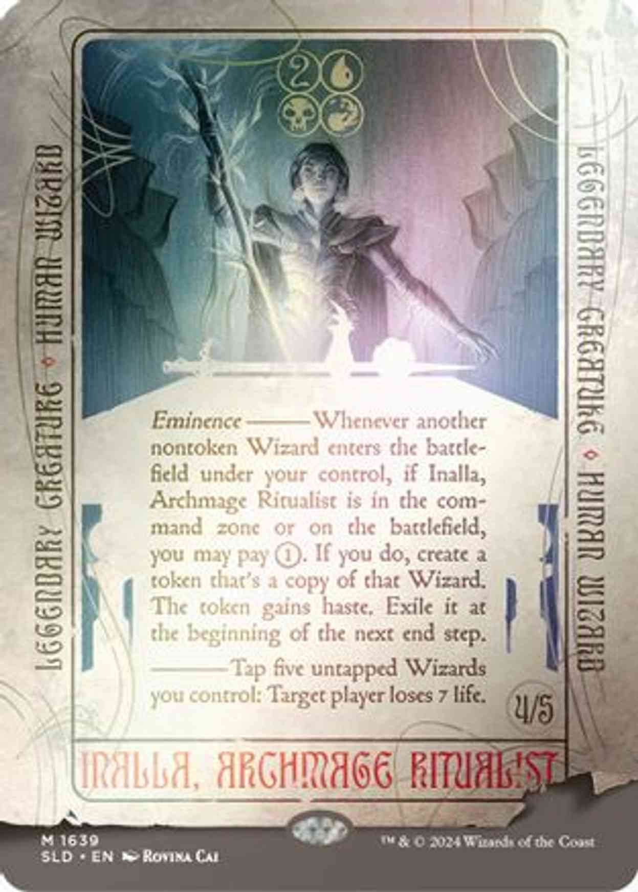 Inalla, Archmage Ritualist (Rainbow Foil) magic card front