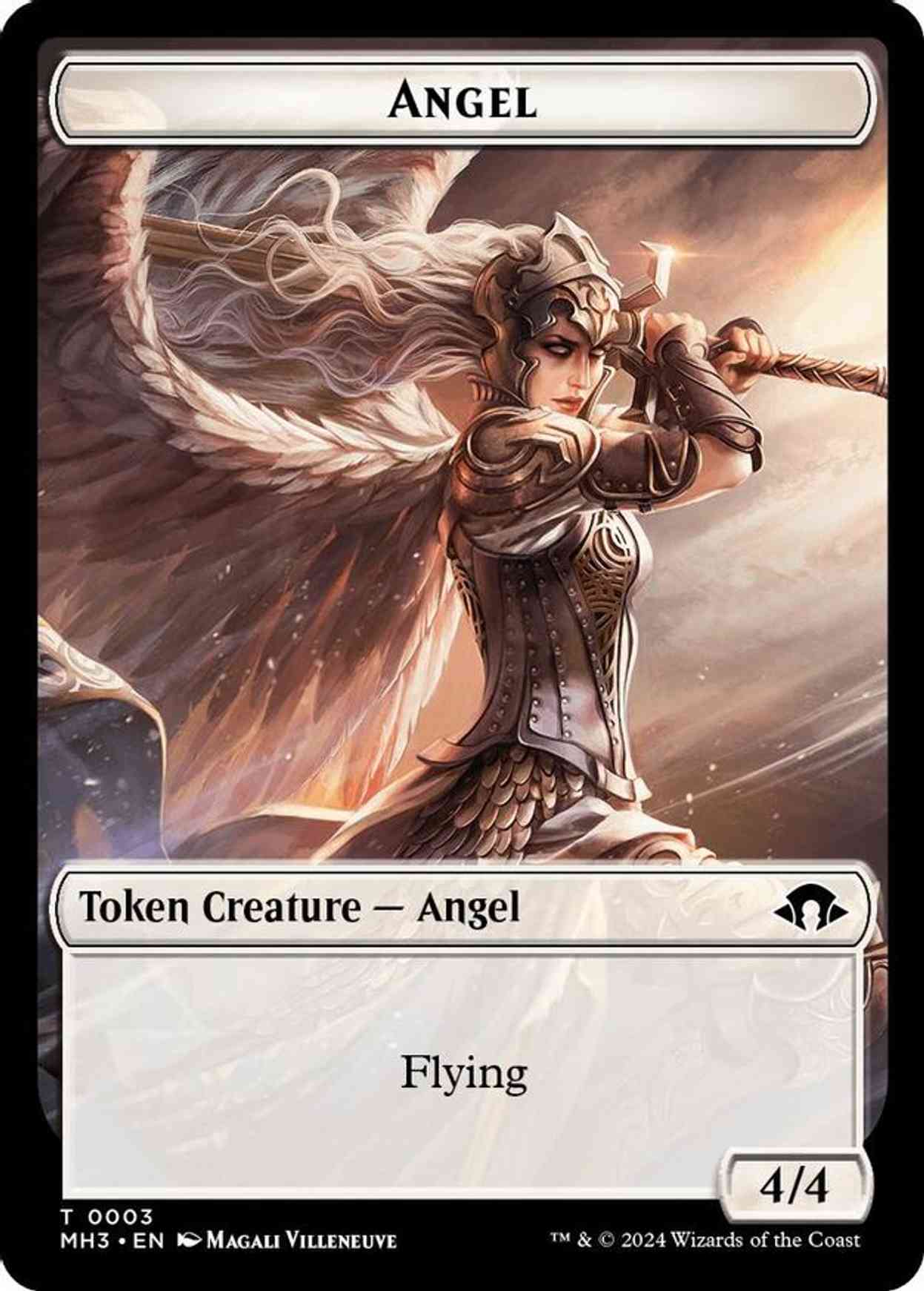 Angel Token magic card front