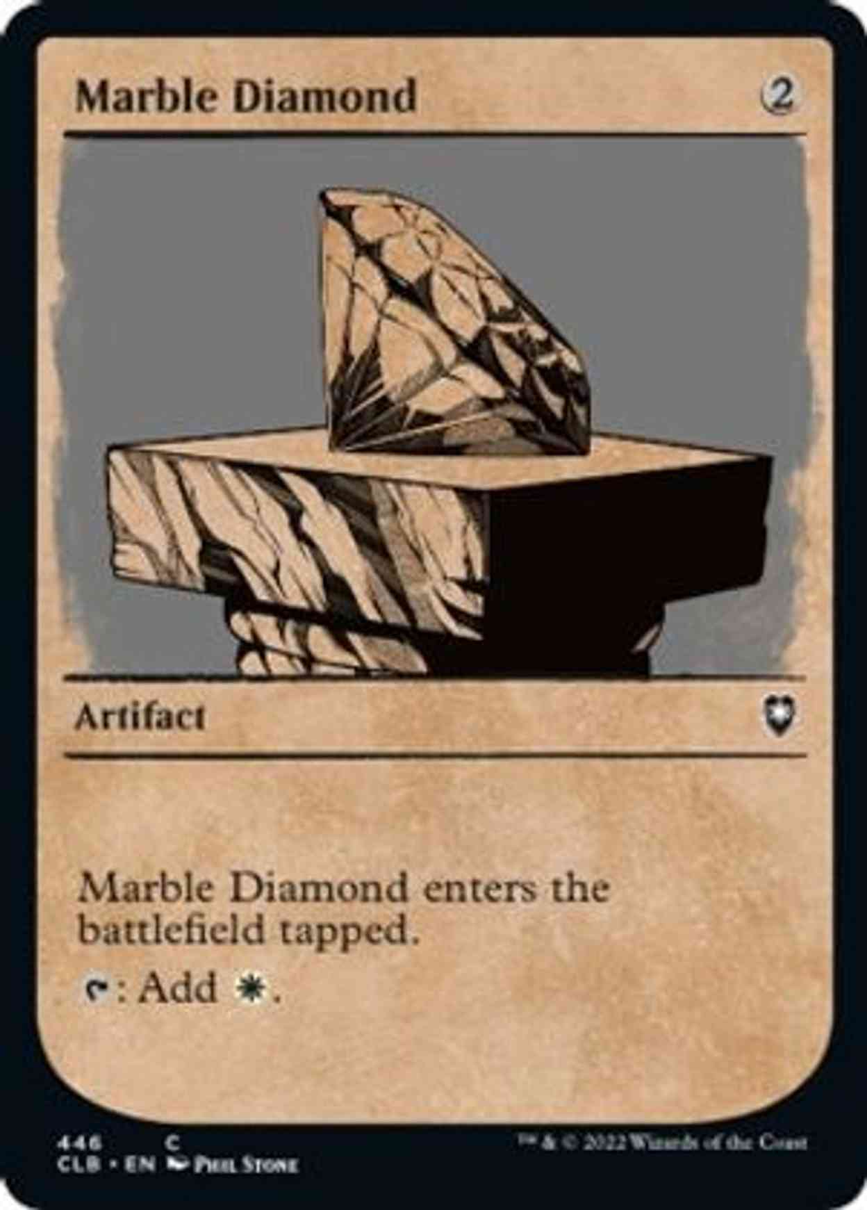 Marble Diamond (Showcase) magic card front
