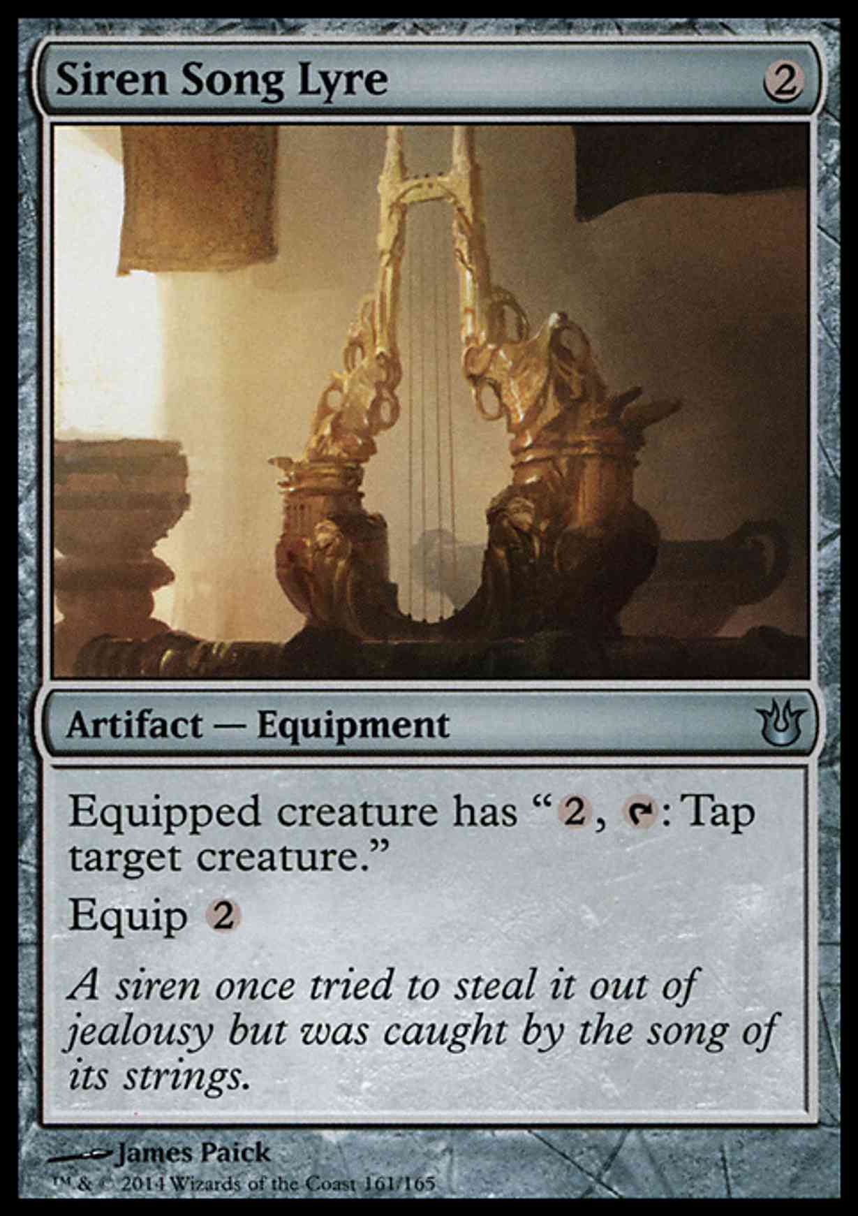 Siren Song Lyre magic card front